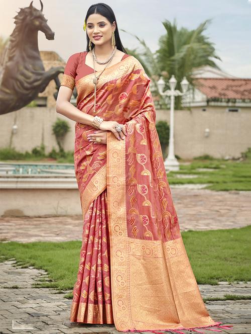 women self design banarasi saree - 21494686 - Very Small Image - 1