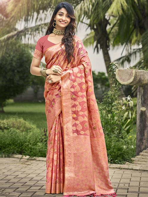 women self design banarasi saree - 21494696 - Very Small Image - 1