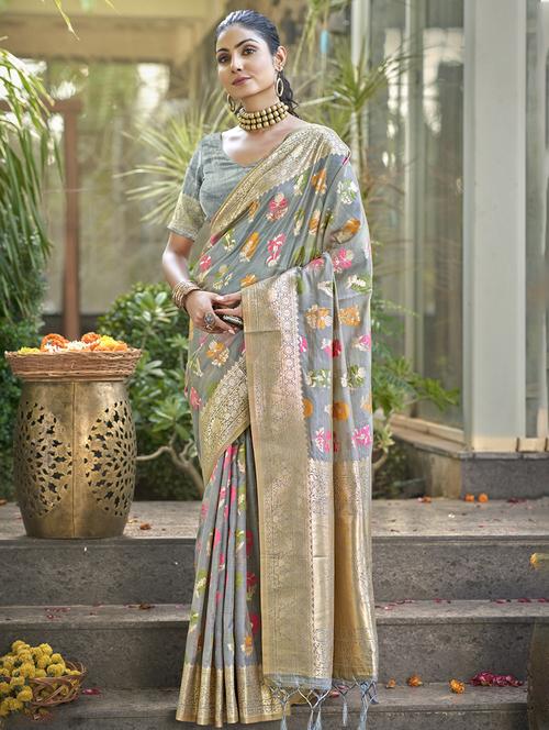 women self design banarasi saree - 21494710 - Very Small Image - 1