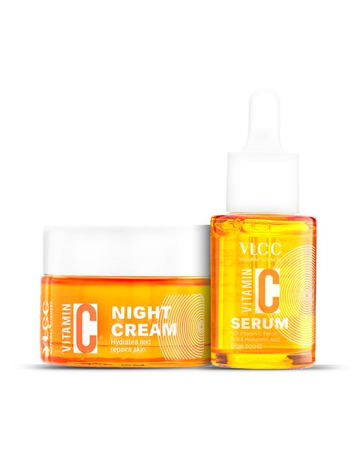 vitamin c night cream & vitamin c night serum combo - 21497153 - Very Small Image - 1