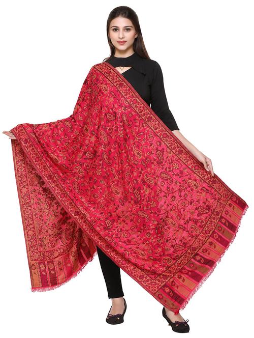 women red viscose shawl - 21497898 - Very Small Image - 1