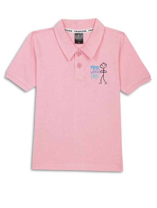 kids pink cotton blend t-shirt - 21498517 - Very Small Image - 1
