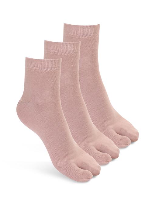 women pack of 3 toe seperator socks - 21499254 - Very Small Image - 1
