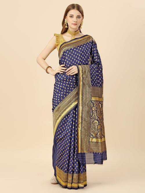 women self design banarasi saree - 21499372 - Very Small Image - 1