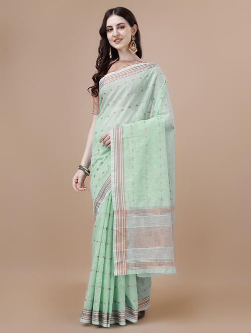 women self design bordered saree - 21499380 - Very Small Image - 1