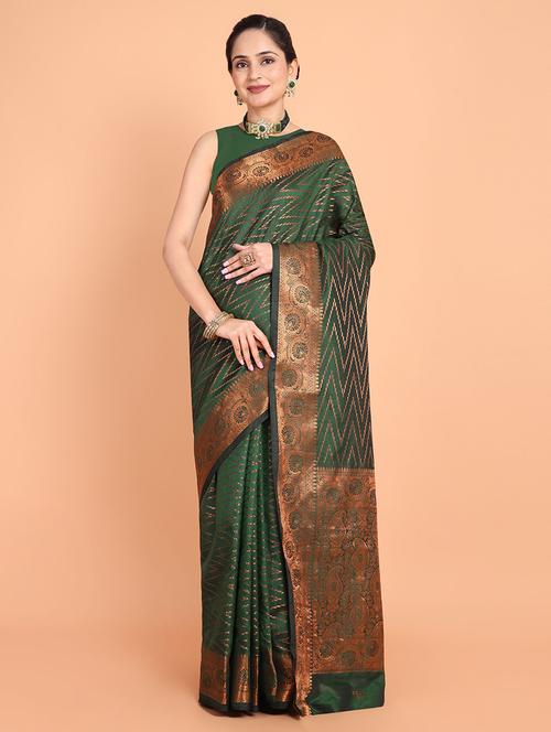 women self design banarasi saree - 21499639 - Very Small Image - 1
