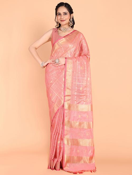 women self-designed bordered saree with blouse - 21499685 - Very Small Image - 1