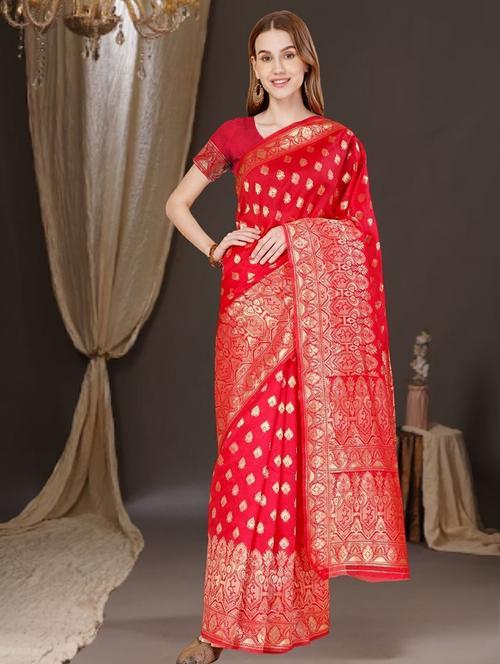 women self design banarasi saree - 21499843 - Very Small Image - 1