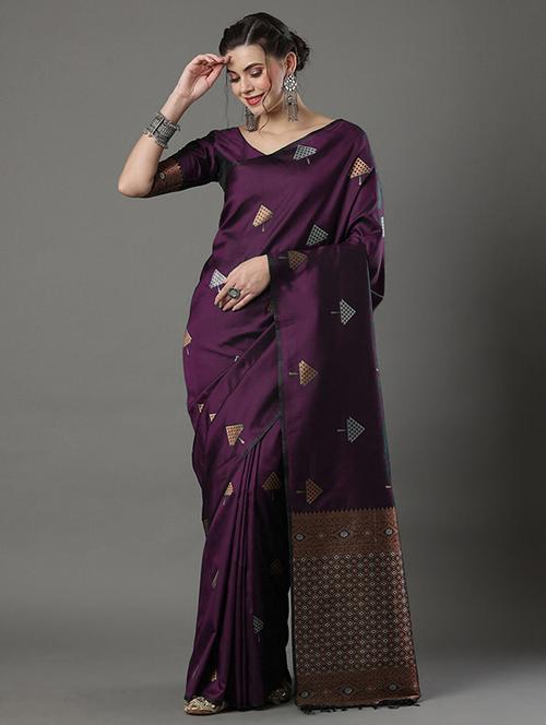 women self design kanjivaram saree - 21499913 - Very Small Image - 1