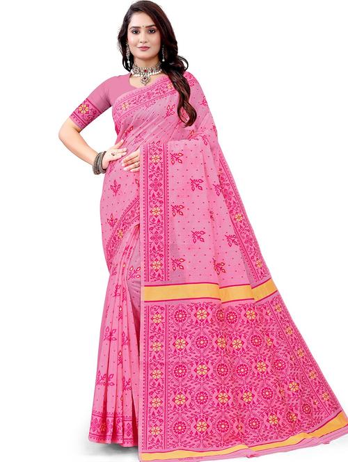 women self design handloom saree - 21500065 - Very Small Image - 1