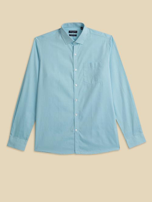 men light blue cotton formal shirt - 21500787 - Very Small Image - 1