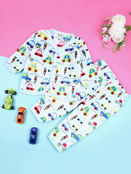 kids printed full length twin set - 21500932 - Very Small Image - 1