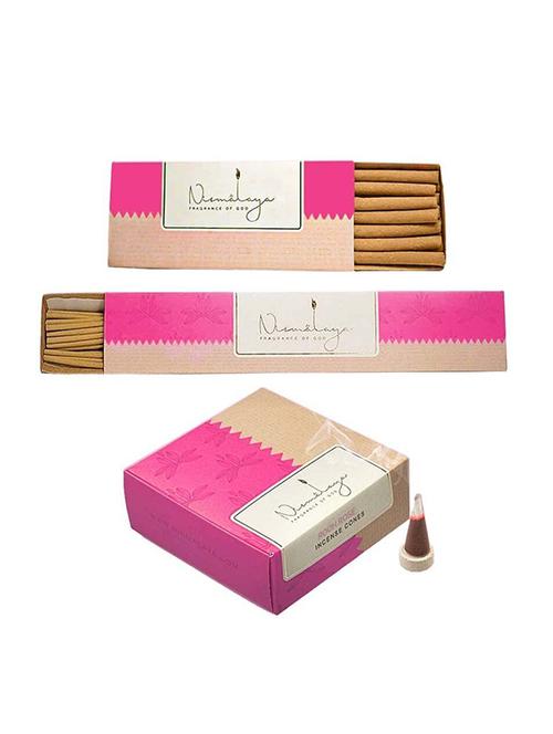 nirmalaya rooh rose incense combo pack rooh rose (100, set of 3) - 21501367 - Very Small Image - 1