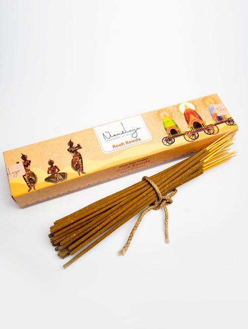 nirmalaya 100% organic rooh kewda incense sticks agarbatti | incense stick for home rooh kewda (40, set of 1) - 21501373 - Very Small Image - 1
