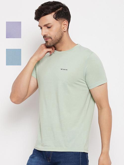 men pack of 3 solid t-shirts - 21502640 - Very Small Image - 1