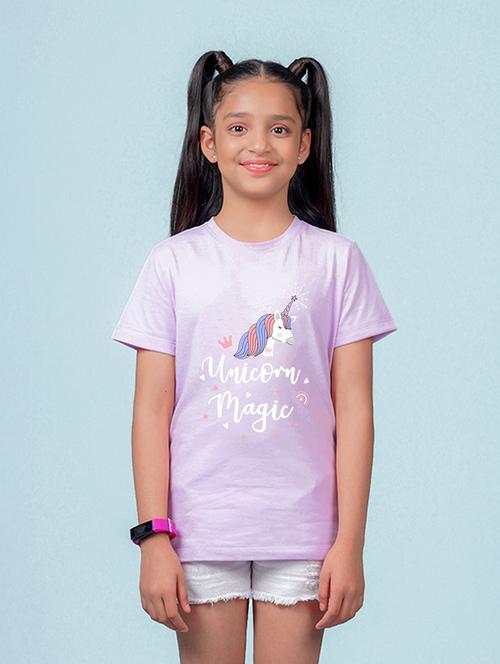 girls cute character printed round neck tee - 21503776 - Very Small Image - 1
