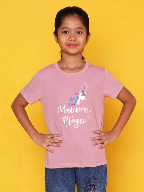 girls cute character printed round neck tee - 21503778 - Very Small Image - 1