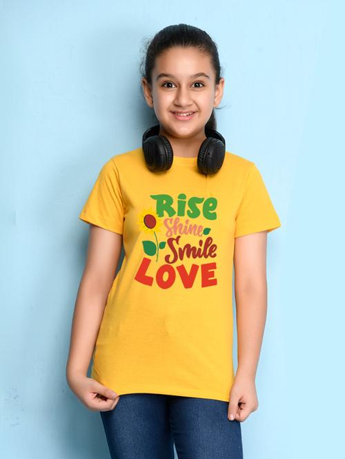 girls round neck printed t-shirt - 21503835 - Very Small Image - 1