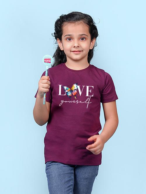 girls round neck printed t-shirt - 21503837 - Very Small Image - 1