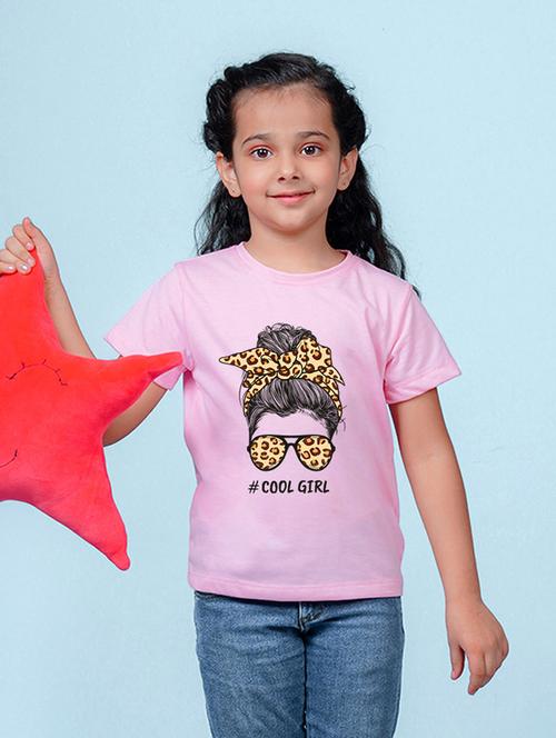 girls round neck printed t-shirt - 21503871 - Very Small Image - 1