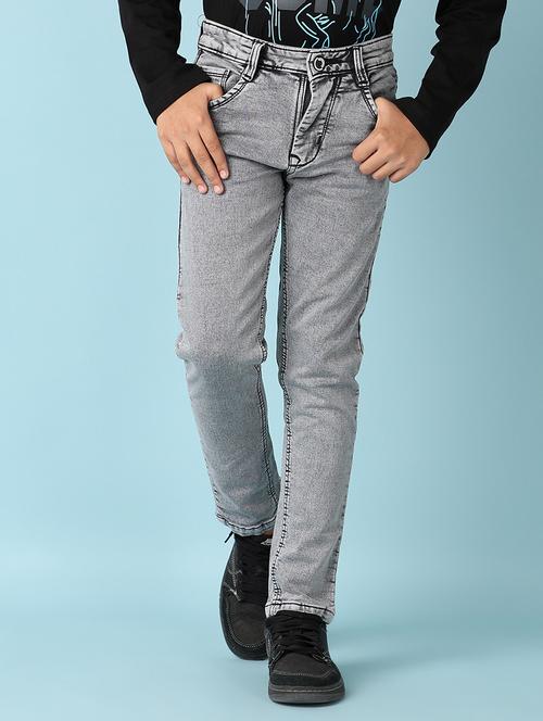 boys grey plain jean - 21505512 - Very Small Image - 1