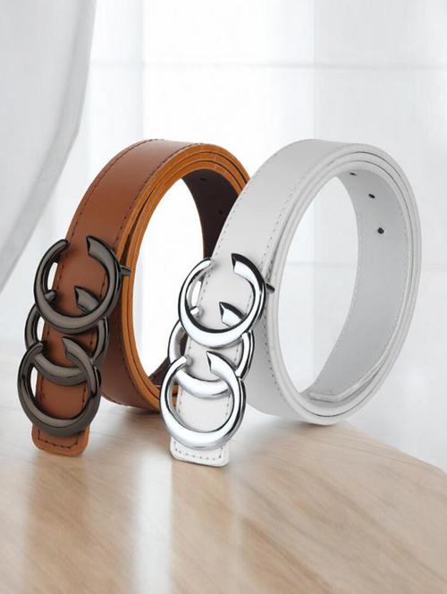 pack of 2 multi colored belt - 21508278 - Very Small Image - 1