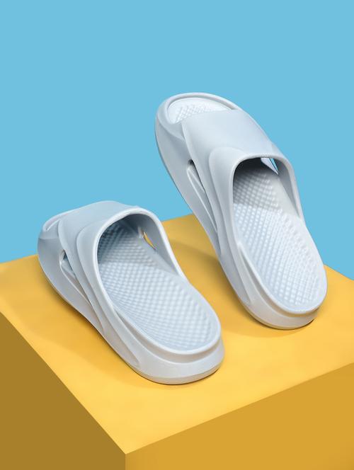 men grey slip on slides - 21508820 - Very Small Image - 1