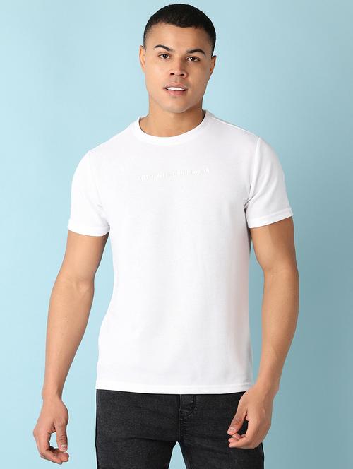men chest print short sleeve t-shirt - 21510004 - Very Small Image - 1