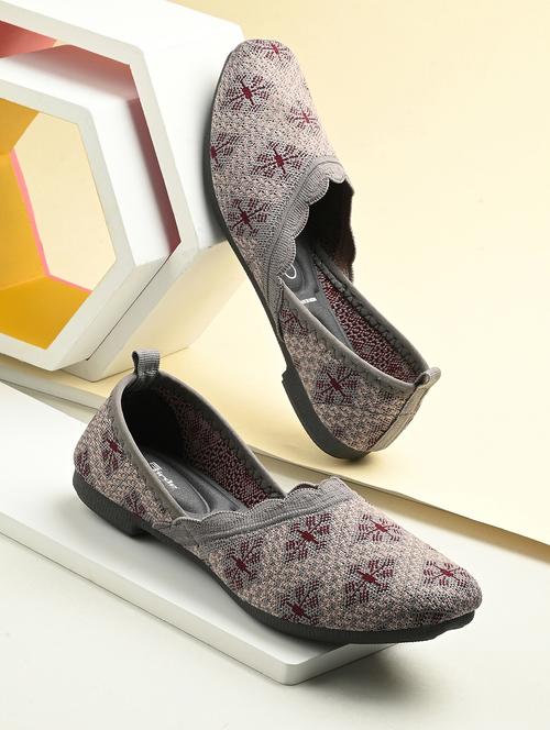 women grey slip on ballerina - 21510547 - Very Small Image - 1