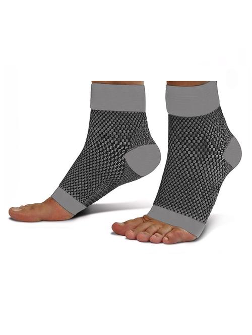 grey printed ankle length socks - 21511446 - Very Small Image - 1