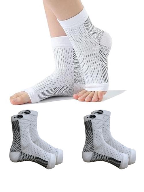 pack of 3 printed ankle length socks - 21511451 - Very Small Image - 1