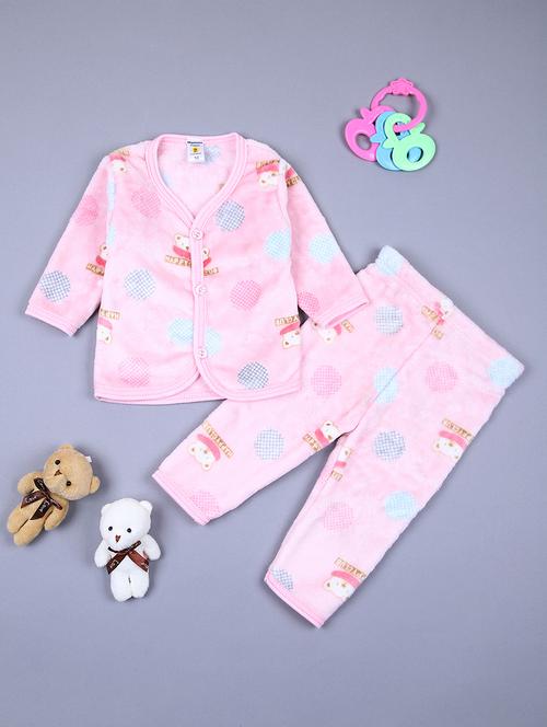 kids winter wear full length twin set - 21513500 - Very Small Image - 1
