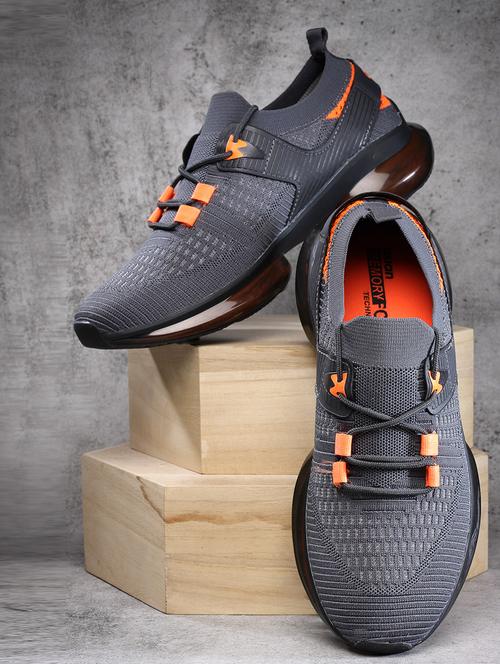 men grey running sport shoes - 21518504 - Very Small Image - 1