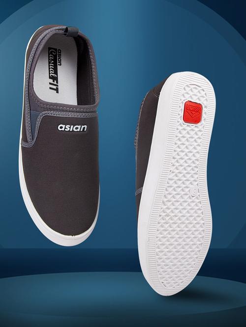 men grey slip on shoe - 21518528 - Very Small Image - 1