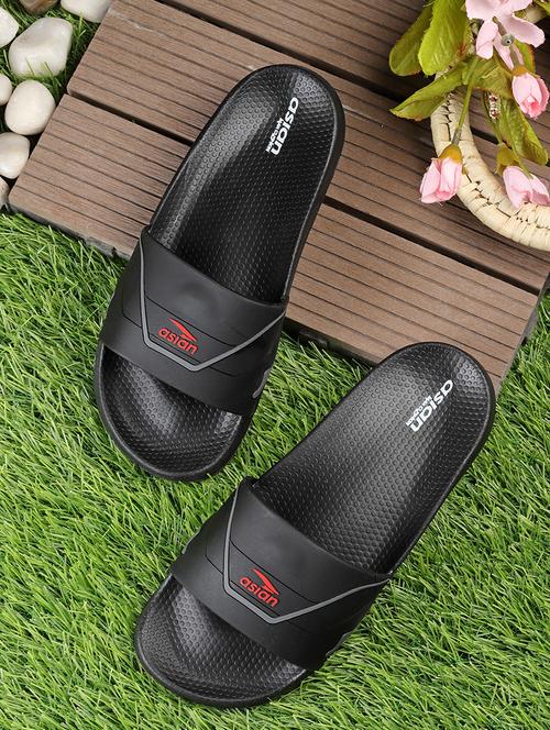 men black open toe slider - 21518758 - Very Small Image - 1