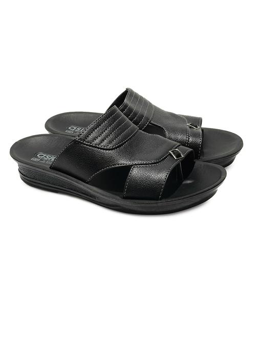men black slip on slipper - 21518842 - Very Small Image - 1
