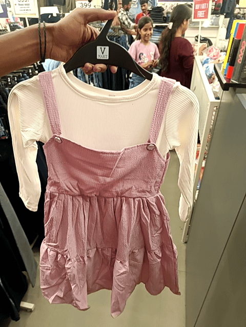 lavender poly crepe frock - 21519456 - Very Small Image - 1