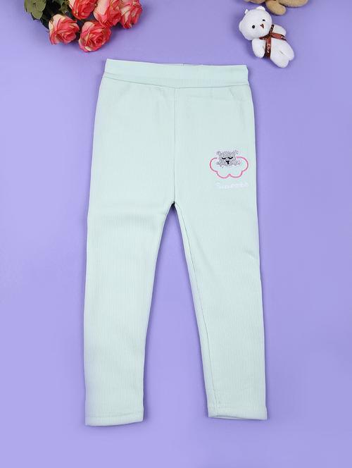 girls solid mid rise legging - 21521211 - Very Small Image - 1