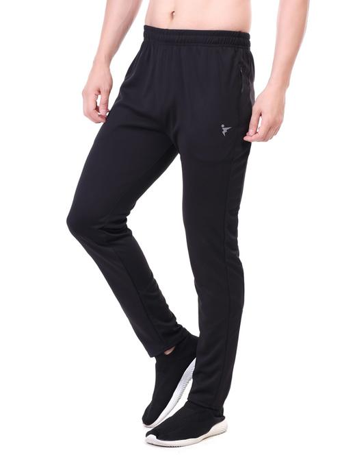 men black ankle length track pants - 21522316 - Very Small Image - 1
