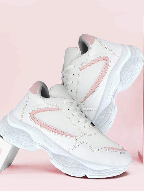 women white lace-up sneaker - 21522328 - Very Small Image - 1