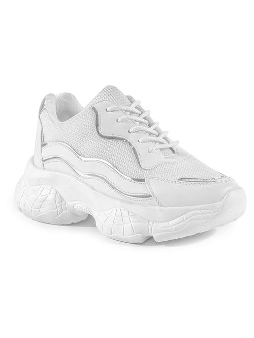 women white lace-up sneaker - 21522330 - Very Small Image - 1