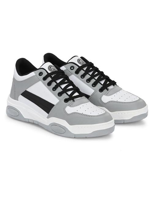 men grey lace up sneaker - 21522342 - Very Small Image - 1