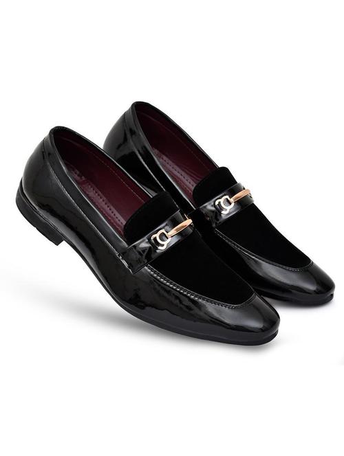 men black slip on loafers - 21522386 - Very Small Image - 1