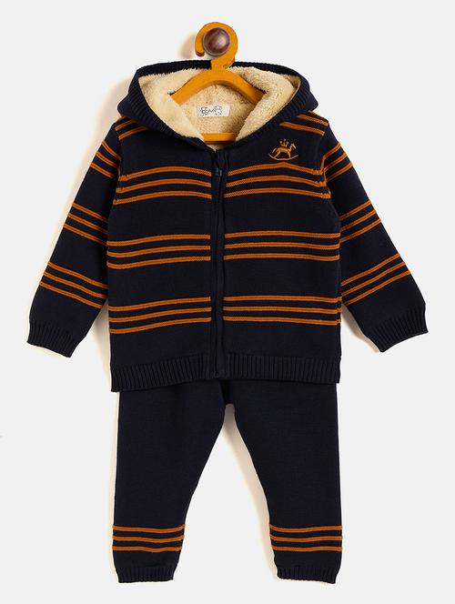 kids long sleeves sweater with joggers set - 21522615 - Very Small Image - 1