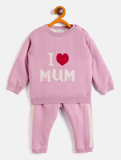 kids long sleeves sweater with joggers set - 21522632 - Very Small Image - 1