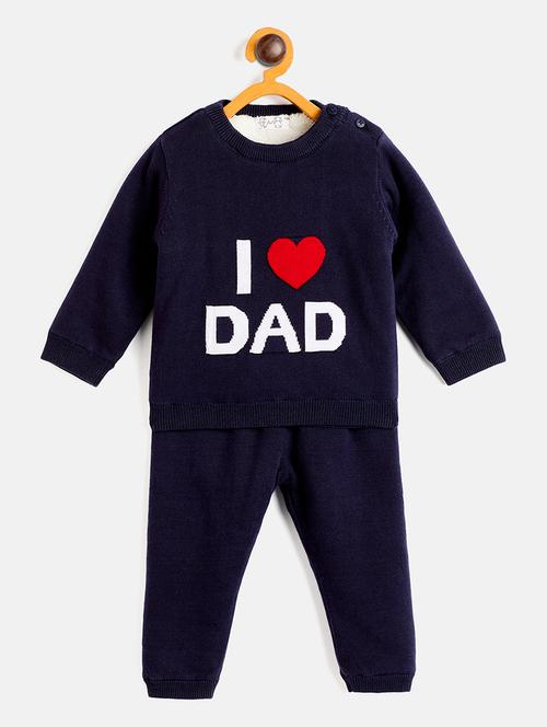 kids long sleeves sweater with joggers set - 21522640 - Very Small Image - 1