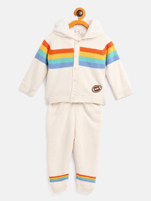 kids long sleeves sweater with joggers set - 21522643 - Very Small Image - 1