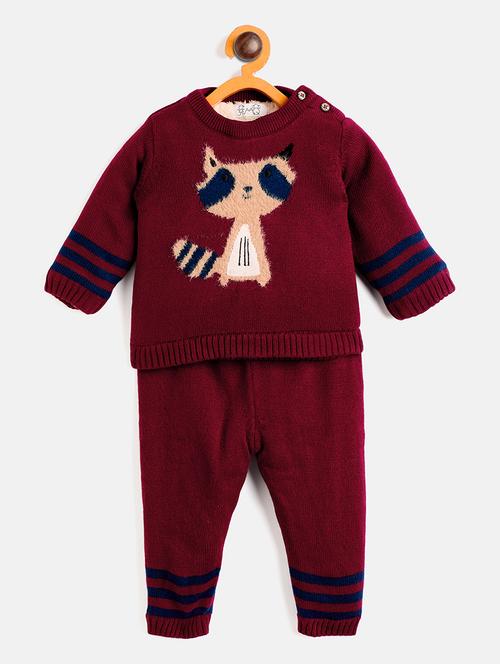 kids long sleeves sweater with joggers set - 21522650 - Very Small Image - 1