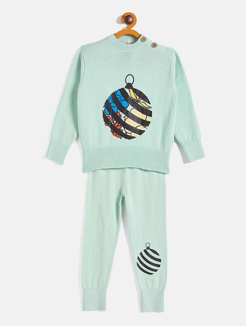 kids long sleeves sweater with joggers set - 21522658 - Very Small Image - 1