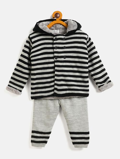 kids long sleeves sweater with joggers set - 21522677 - Very Small Image - 1